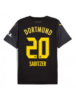 Borussia Dortmund Marcel Sabitzer #20 Auswärtstrikot 2024-25 Kurzarm